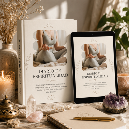 ✨ Diario de Espiritualidad Consciente™: Cultiva gratitud, eleva tu energía y conecta con tu mejor versión.